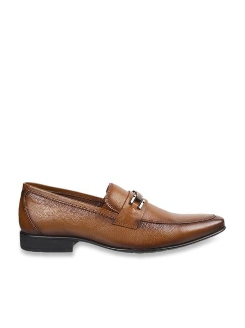 mochi men's windsor tan formal loafers