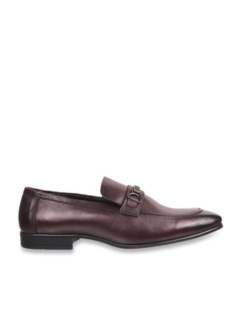 mochi men's wine formal loafers