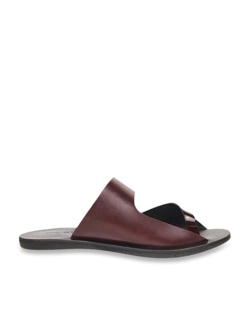 mochi men's wine toe ring sandals