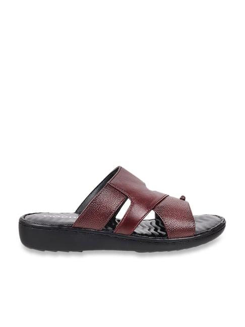 mochi men's wine toe ring sandals