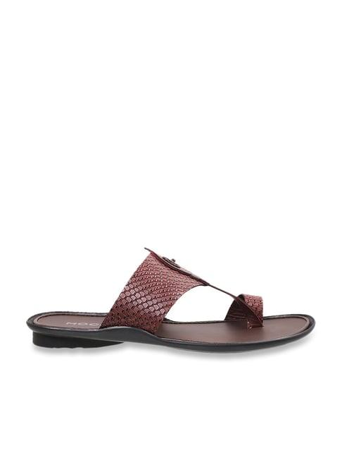 mochi men's wine toe ring sandals