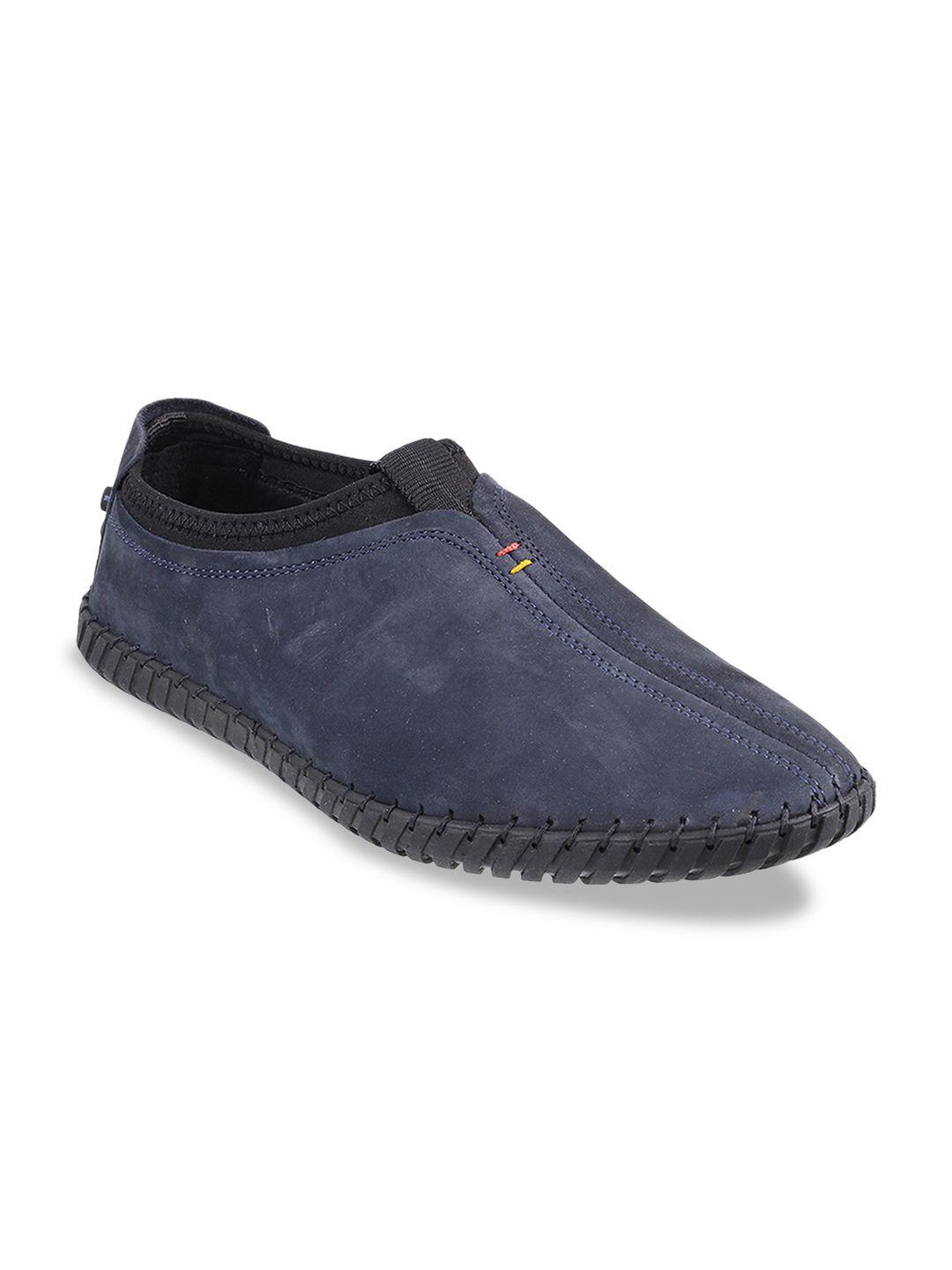 mochi men blue slip-on sneakers