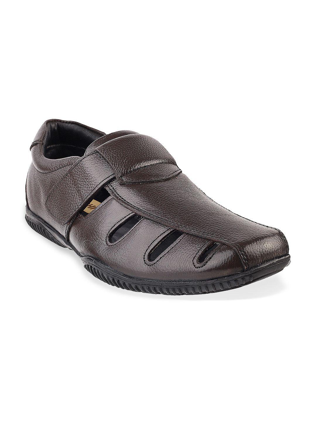 mochi men brown casual shoes