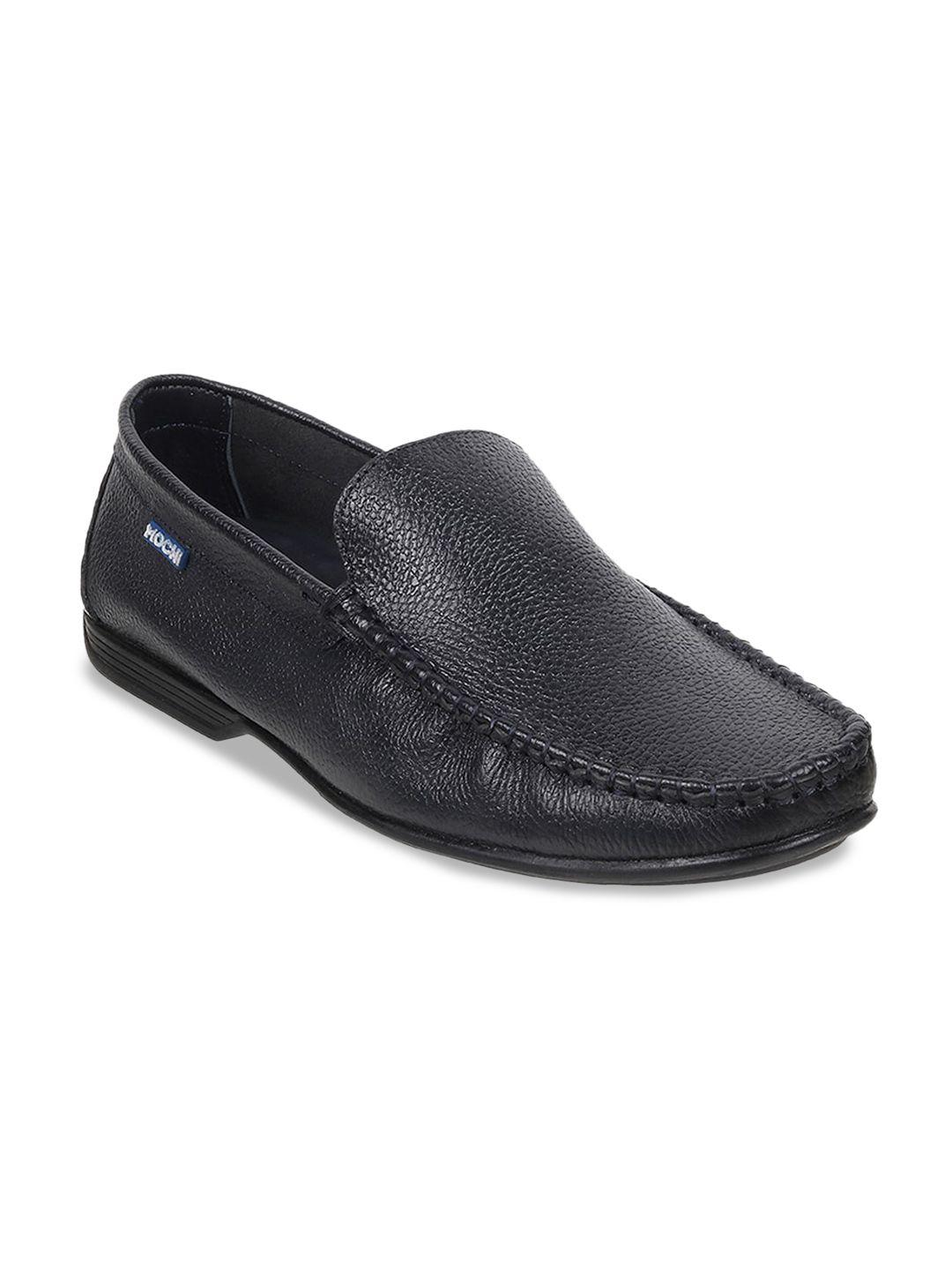 mochi men textured leather comfort insole basics loafers