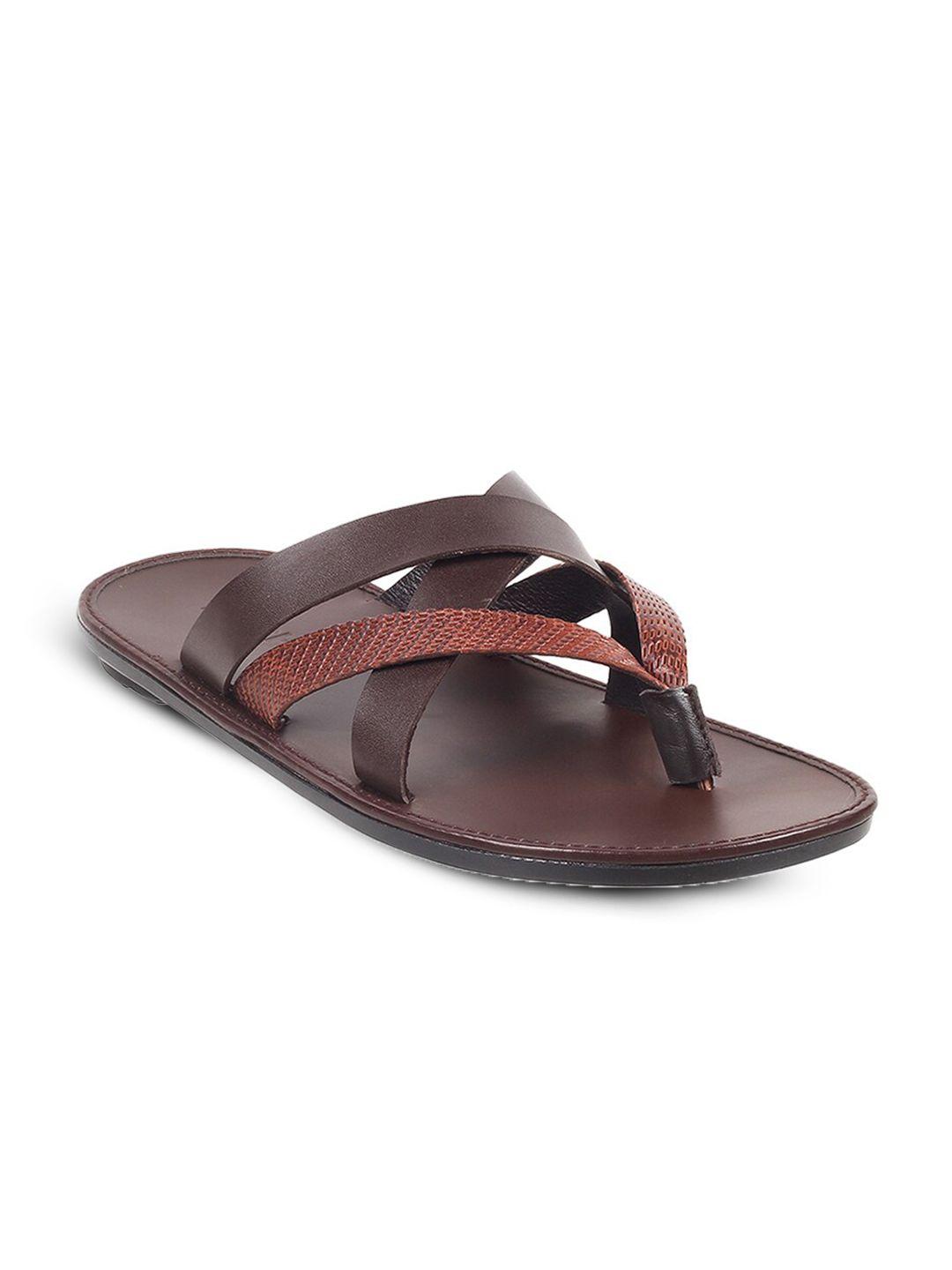 mochi men textured leather comfort sandals