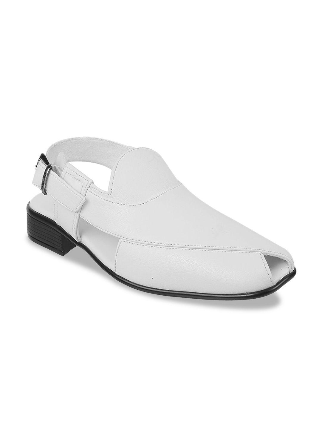 mochi men white shoe-style sandals