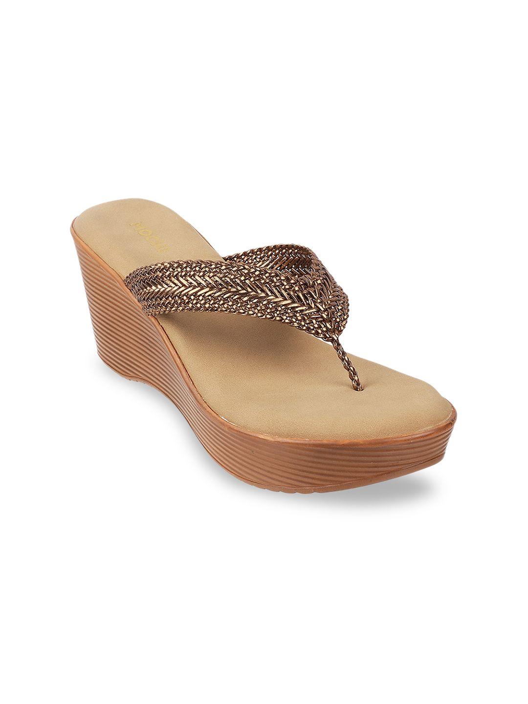 mochi open-toe ethnic wedge sandals heels