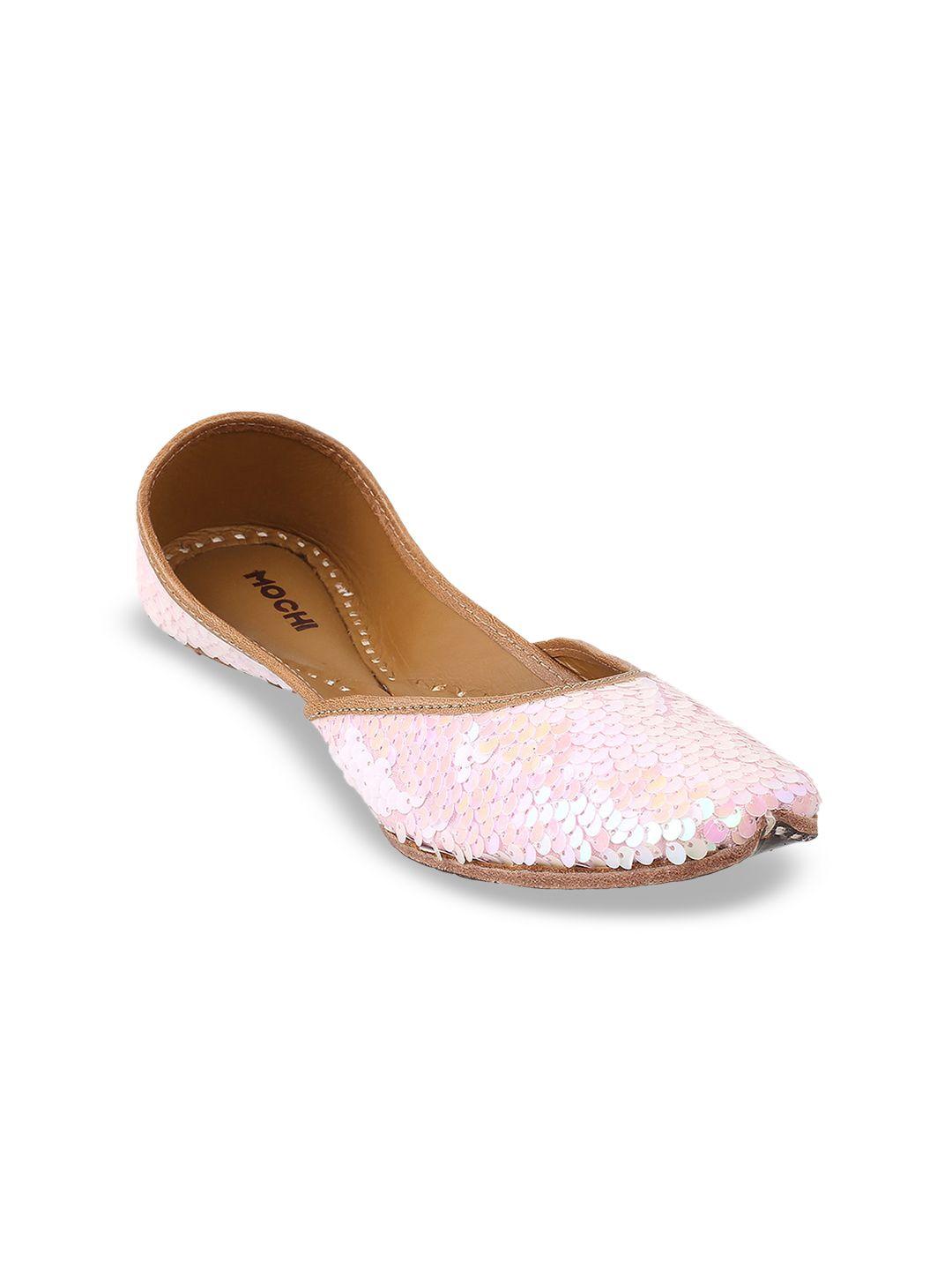 mochi sequin embellished mojaris