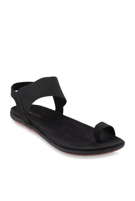 mochi women's black toe ring sandals