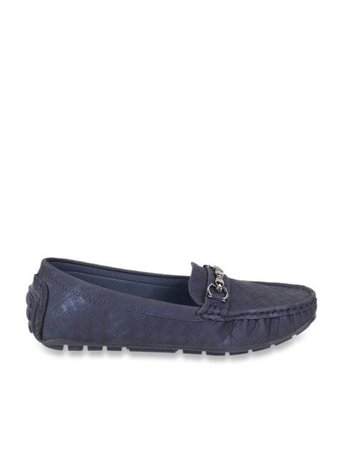 mochi women's navy casual loafers
