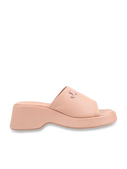 mochi women's peach casual sandals