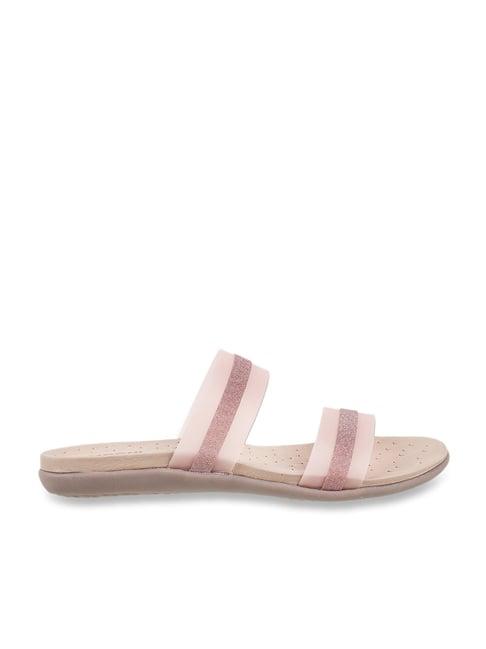 mochi women's peach casual sandals