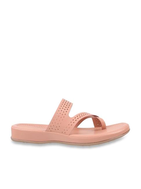 mochi women's peach toe ring sandals