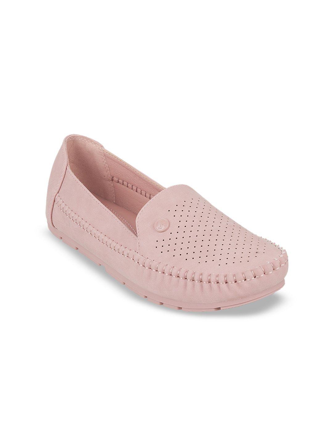 mochi women perforations loafers