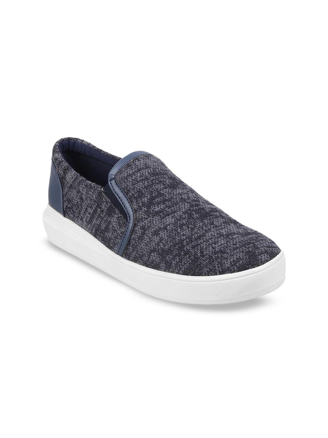 mochi women woven design slip-on sneakers