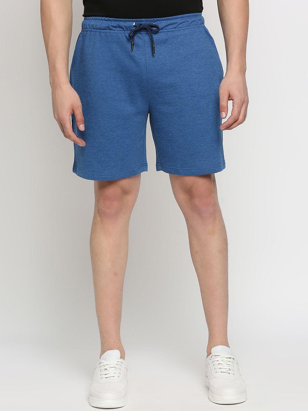 mod ecru men mid-rise cotton sports shorts