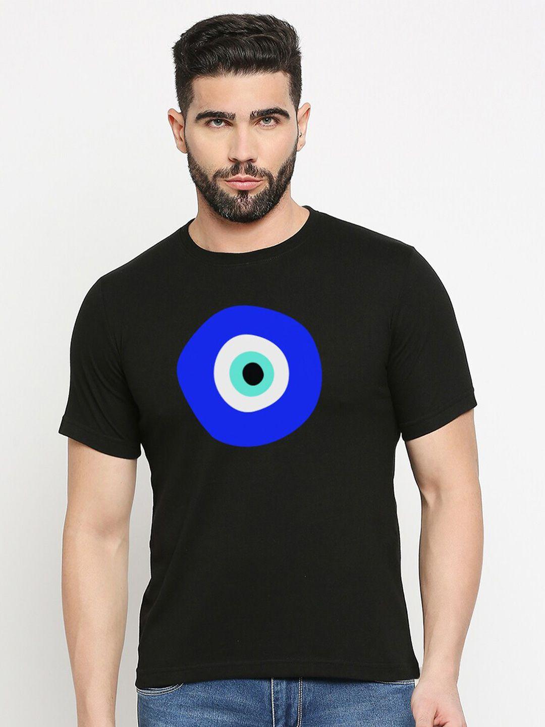mod ecru unisex black printed t-shirt