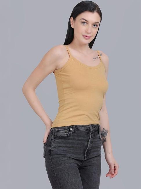 mod & shy beige cotton camisole