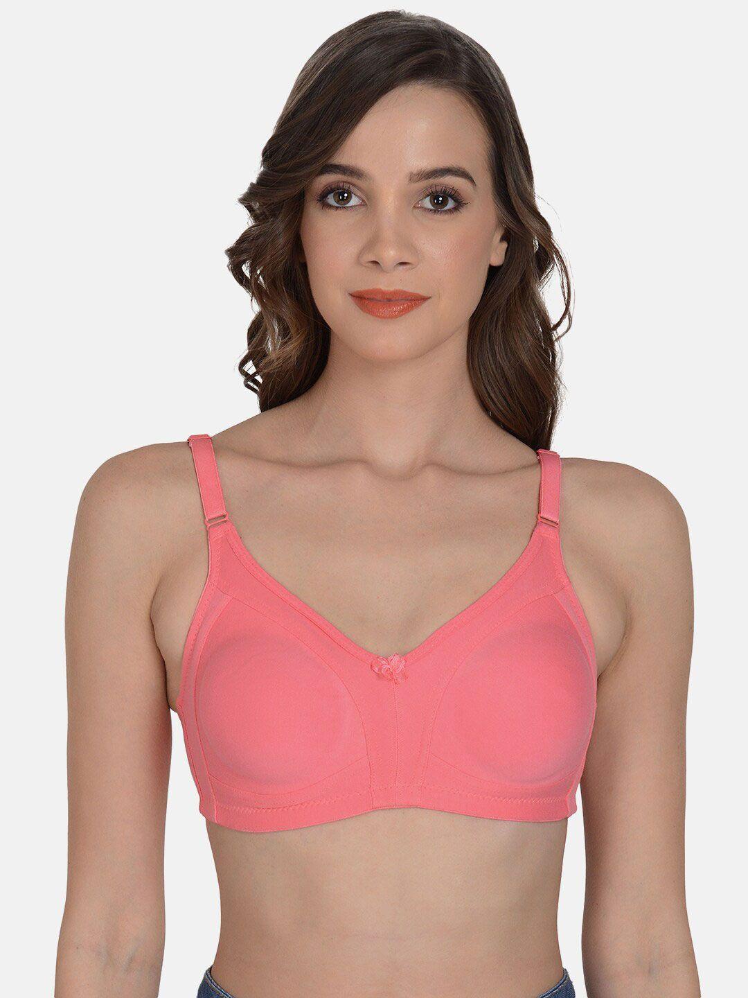 mod & shy coral bra