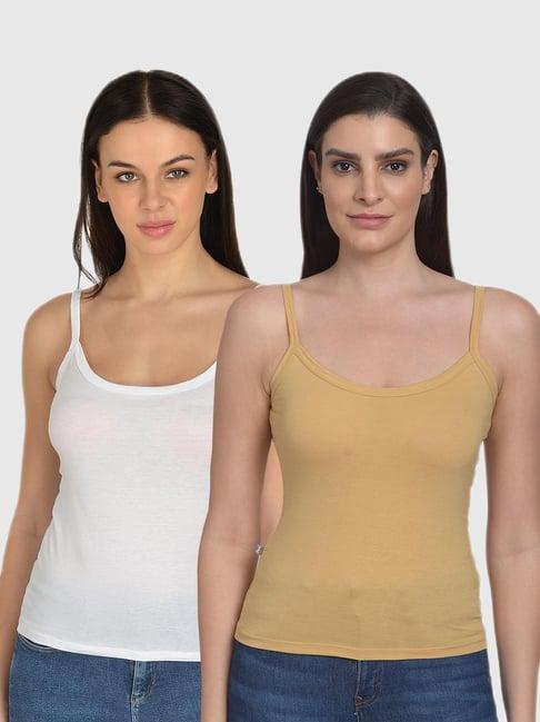 mod & shy multicolor camisole set (pack of 2)