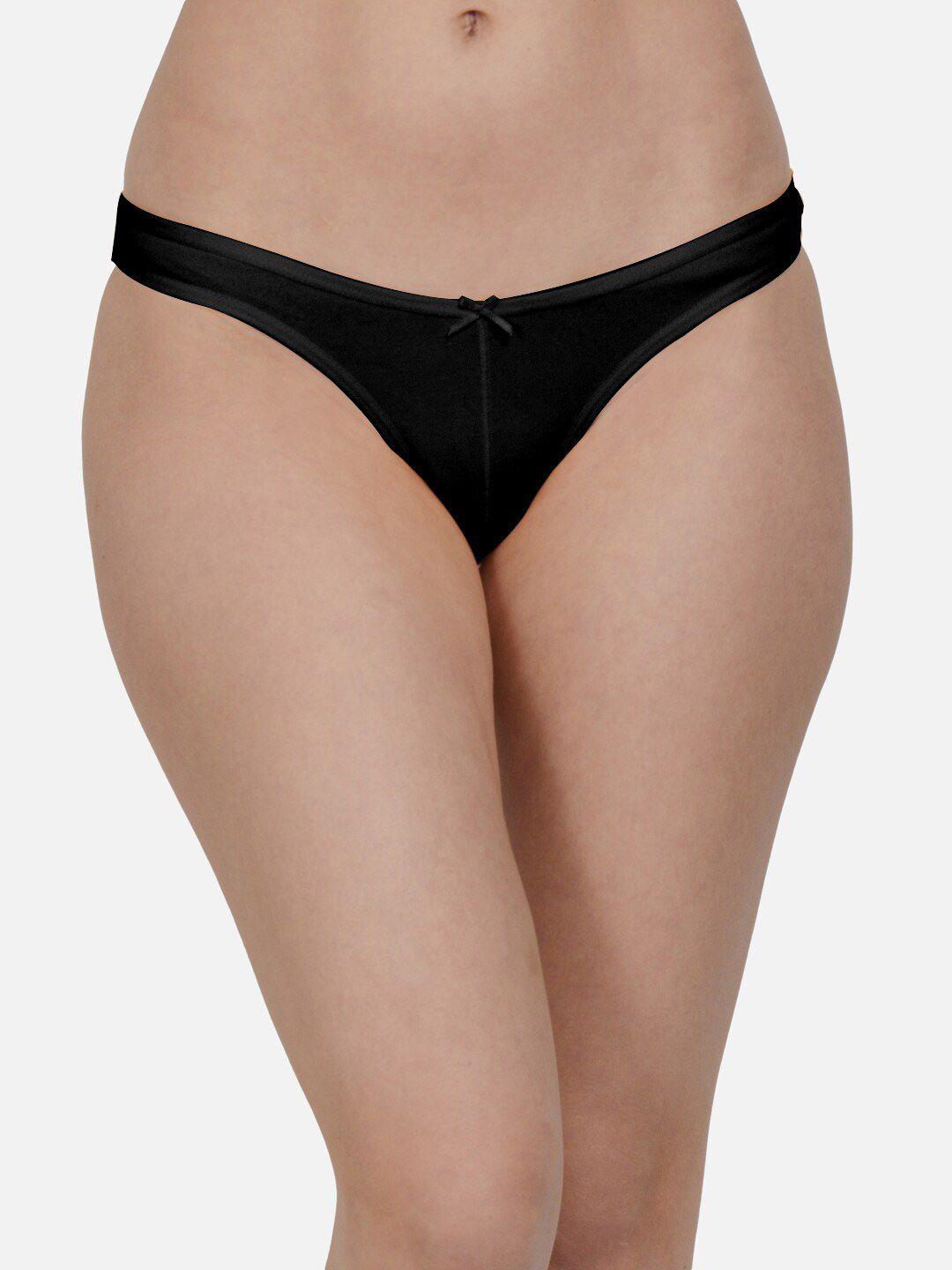 mod & shy women low rise thong briefs