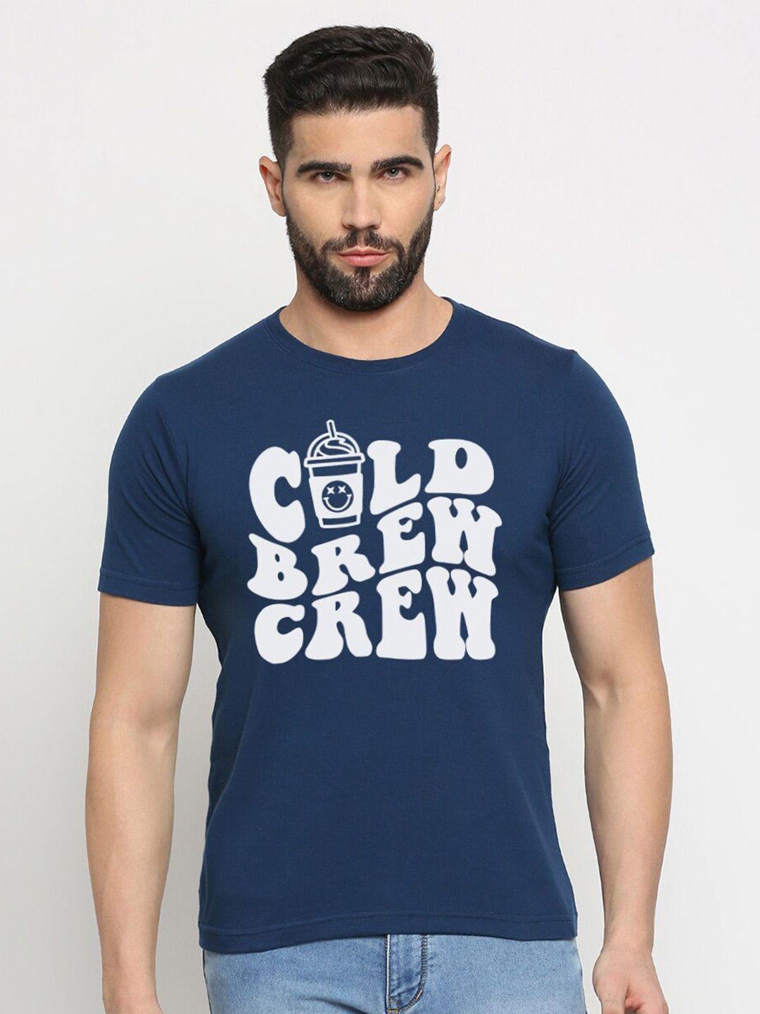 mod ecru typography printed cotton t-shirt