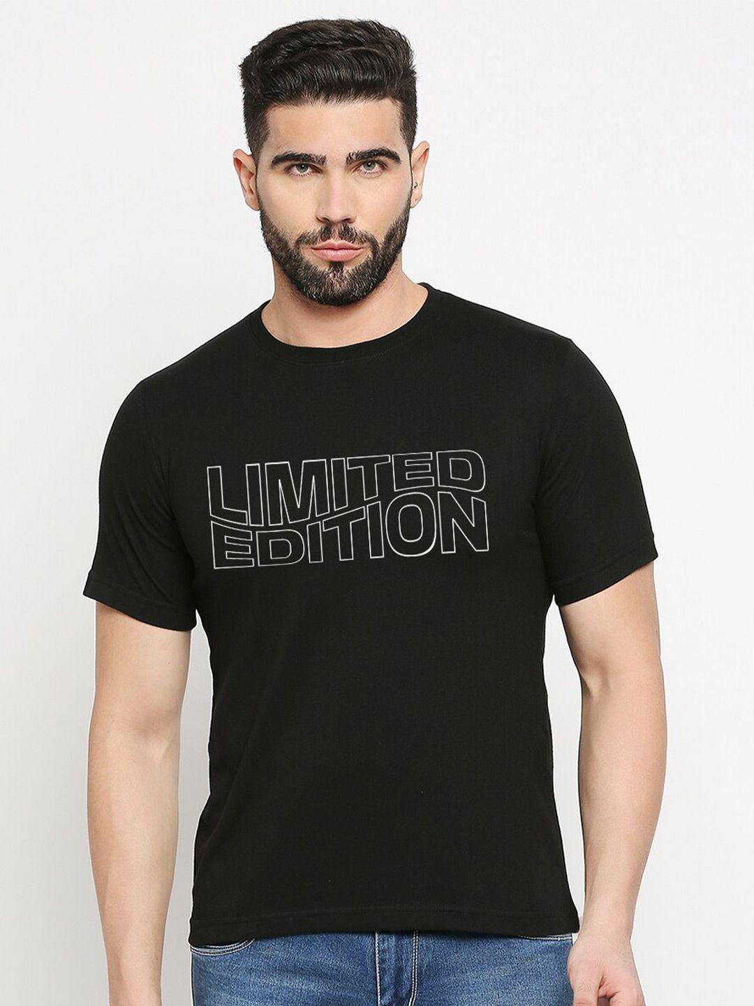 mod ecru unisex black printed t-shirt