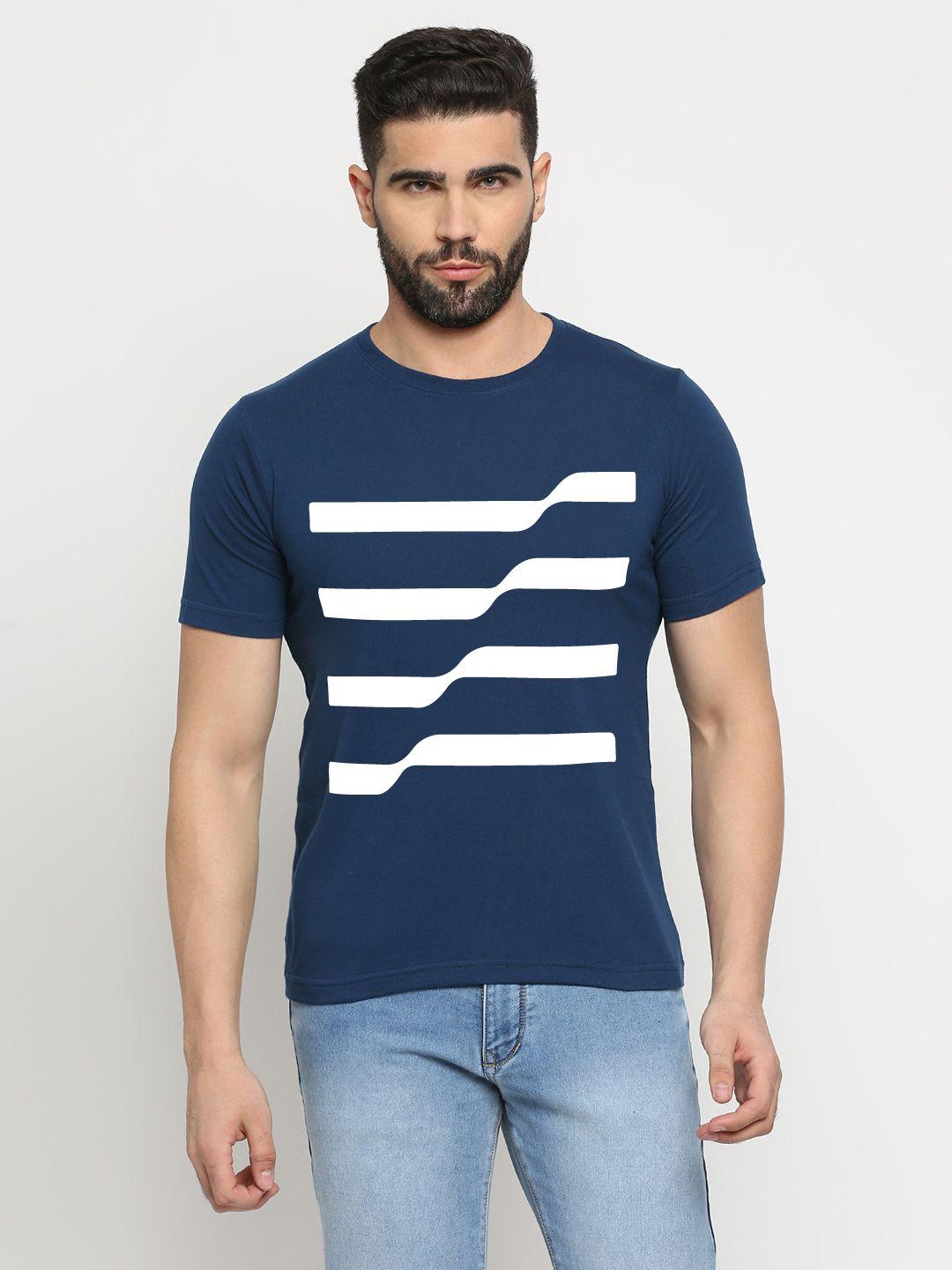 mod ecru unisex striped v-neck pockets t-shirt