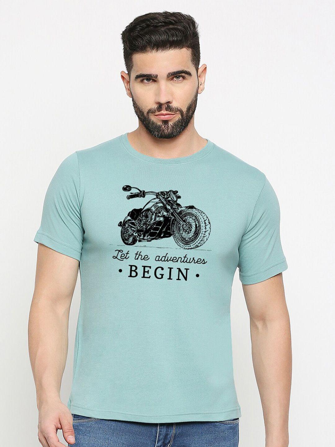 mod ecru unisex typography printed pure cotton t-shirt