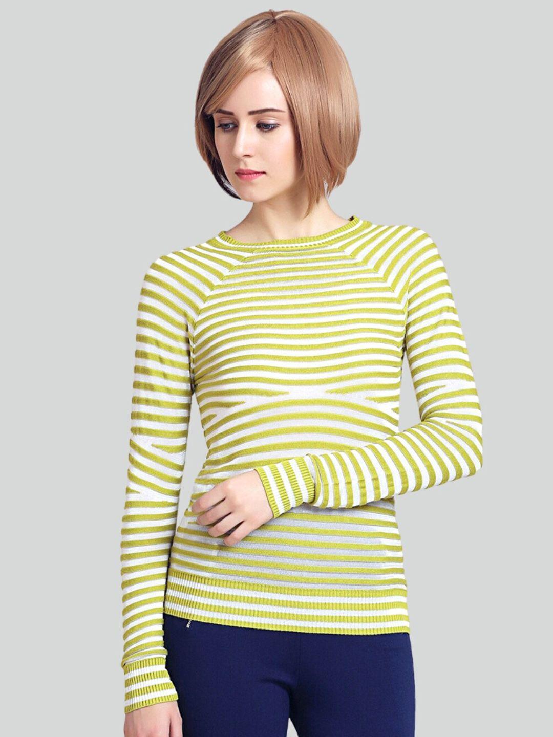 moda elementi striped woollen pullover