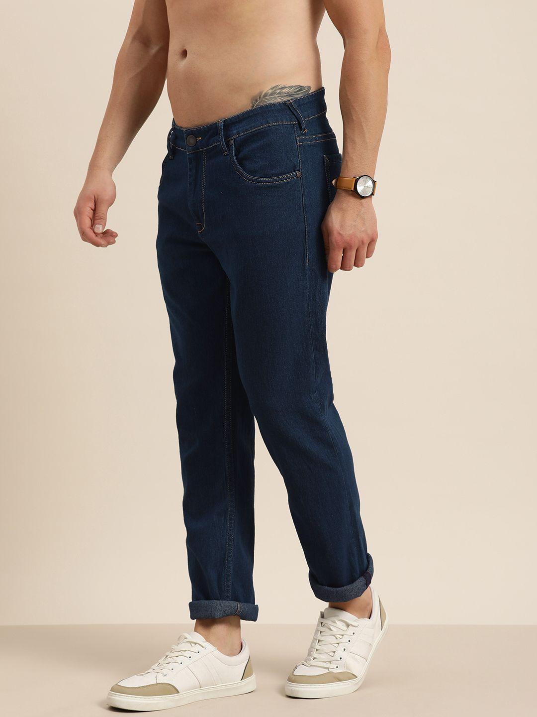 moda rapido men blue slim fit jeans