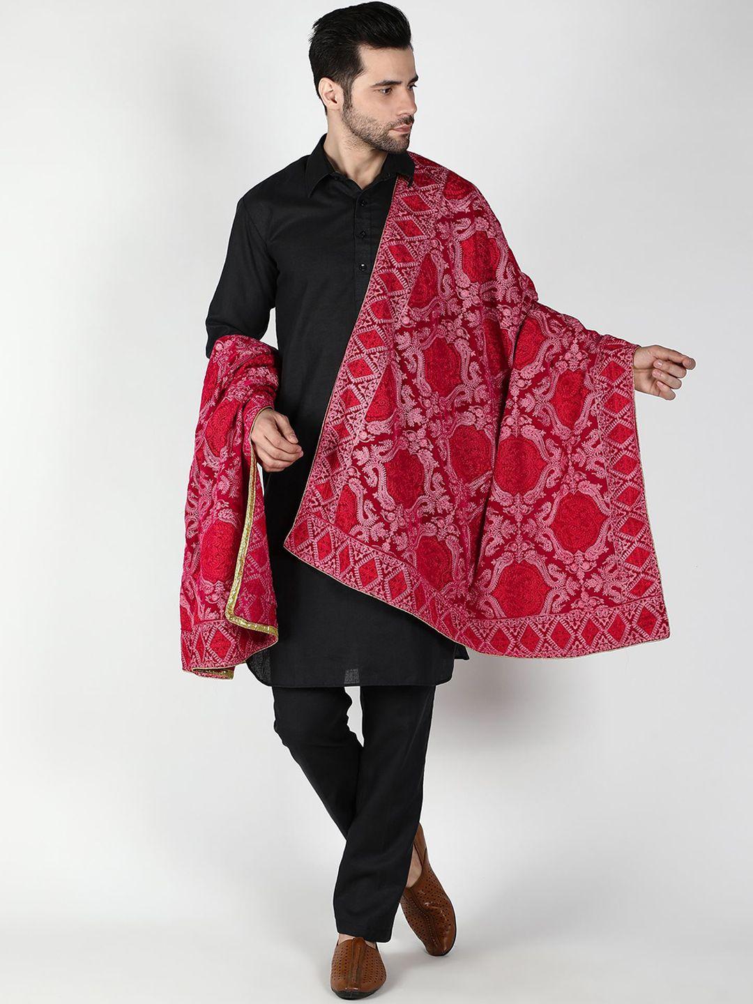 moda chales ethnic motifs embroidered velvet shawl