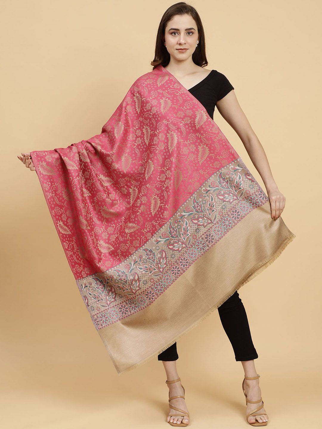 moda chales floral woven-design shawl
