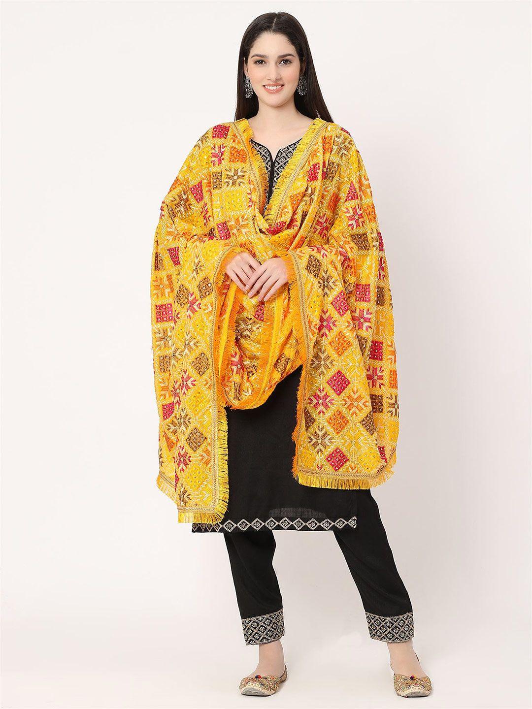 moda chales phulkari embroidered dupatta