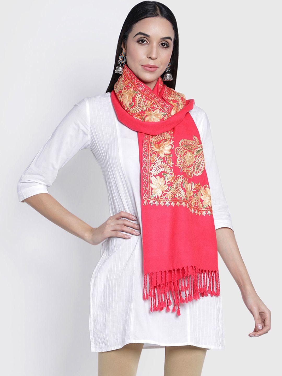 moda chales women aari embroidered shawl