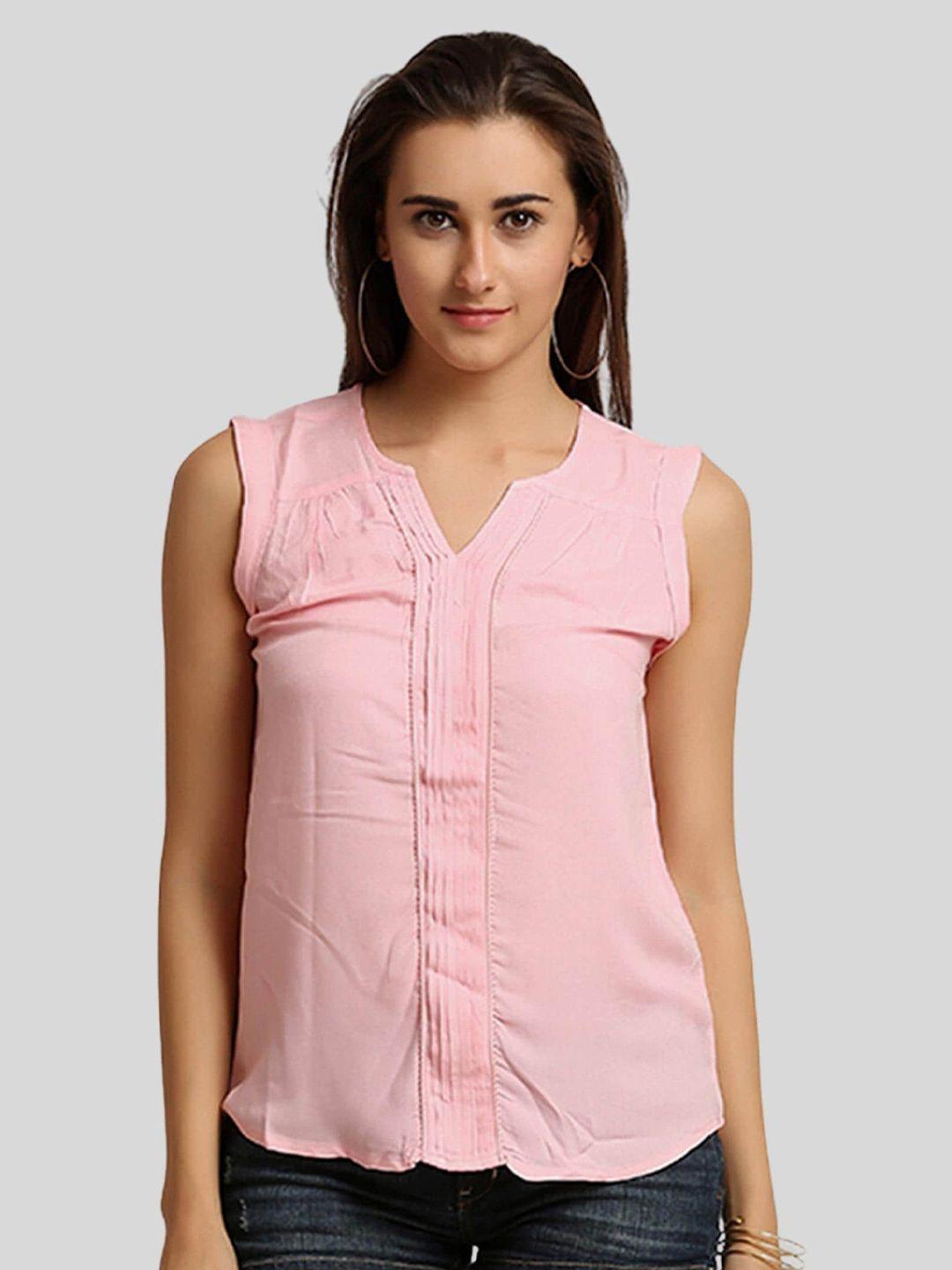 moda elementi v-neck sleeveless cotton top