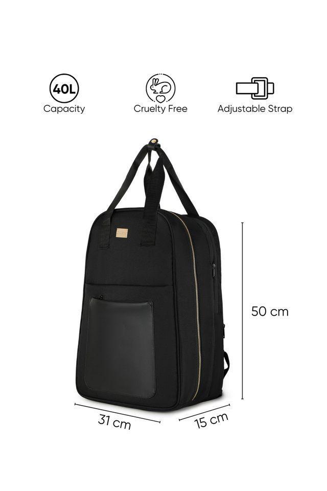 moda pu zipper closure unisex backpack