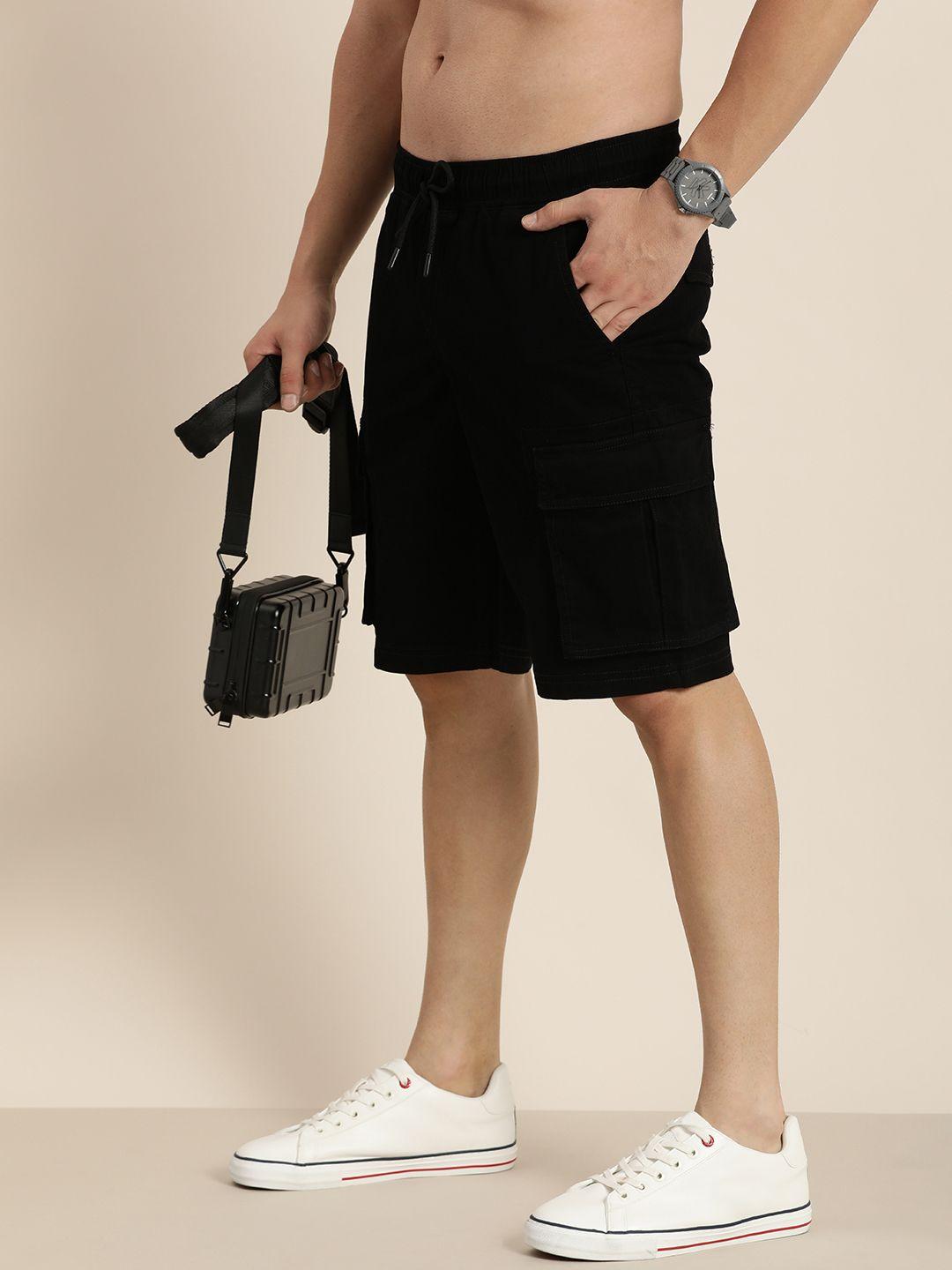 moda rapido men mid-rise cargo shorts