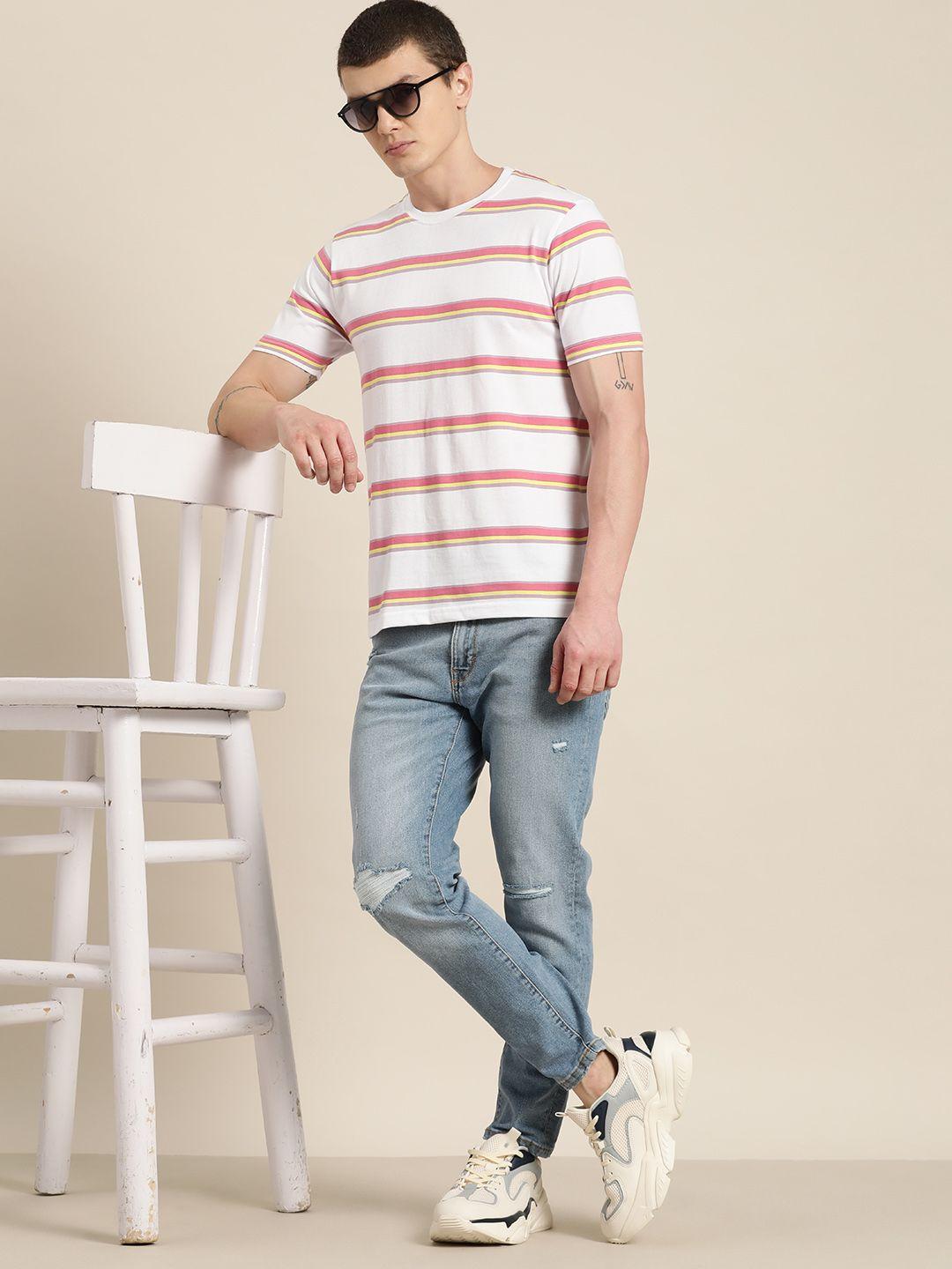 moda rapido striped t-shirt
