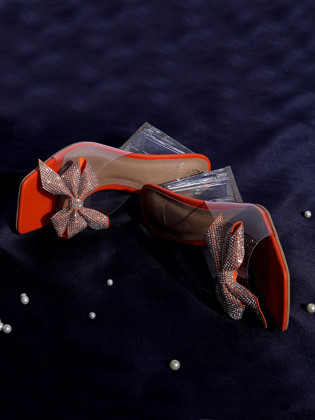 moda-x embellished block heels