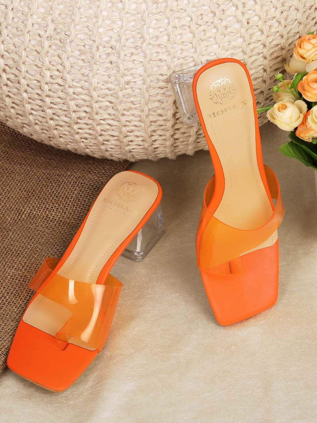 moda-x one toe block heels
