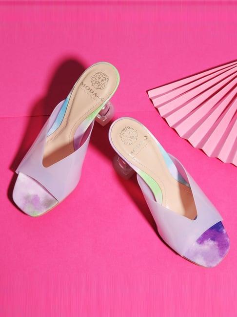 moda-x women's lavender casual sandals