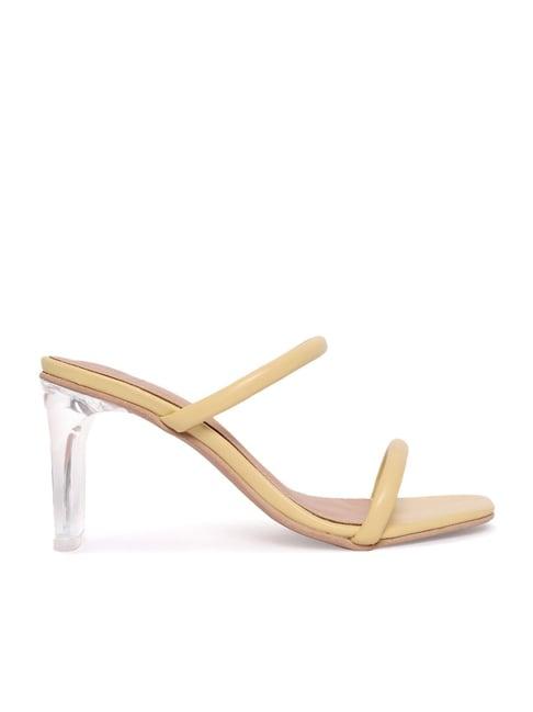 moda-x women's yellow casual sandals