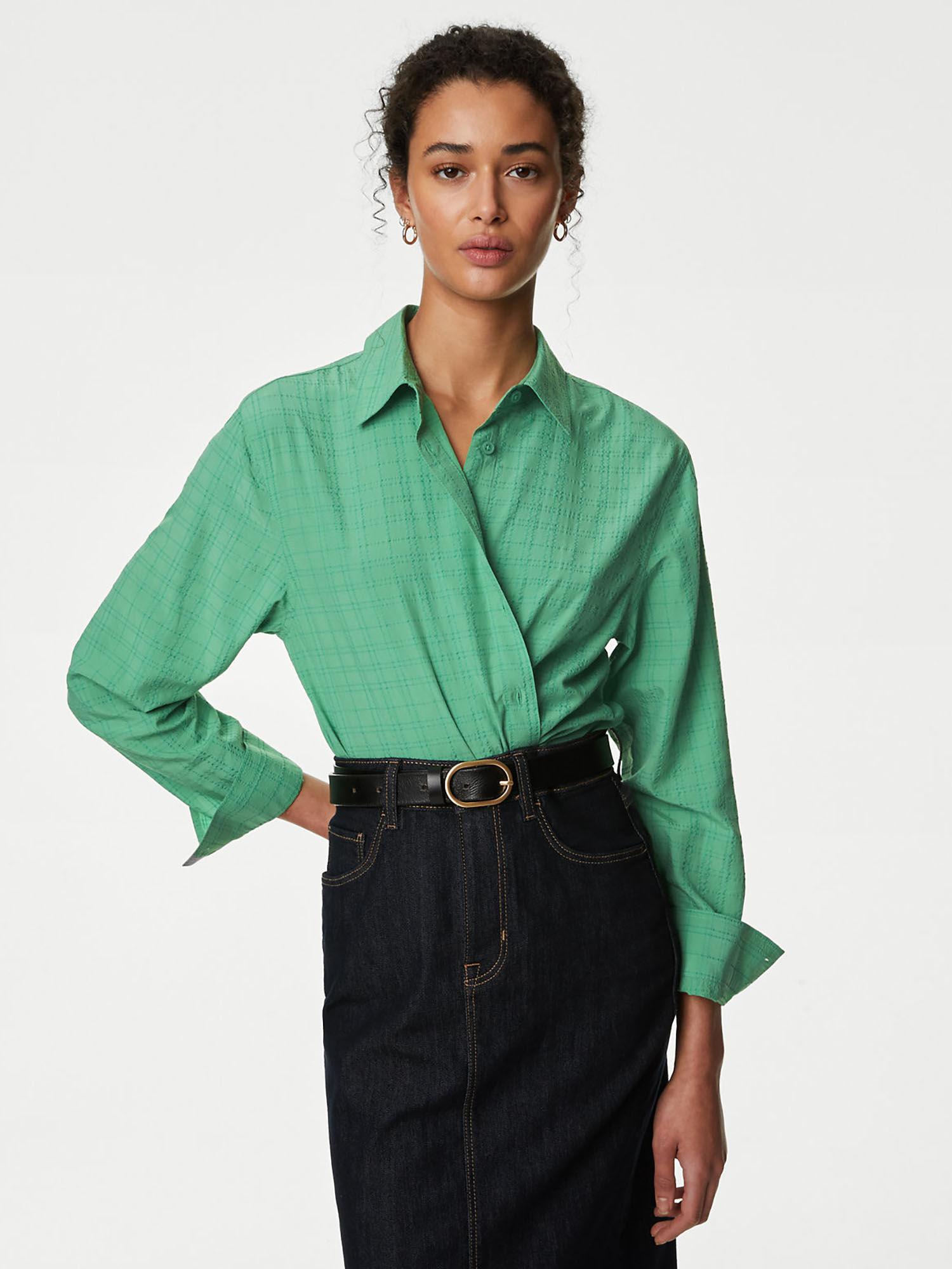 modal rich textured shirt