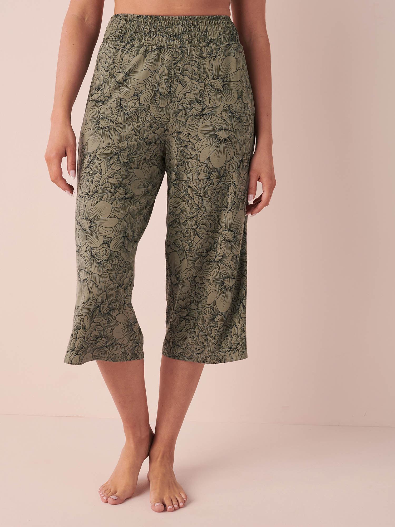 modal wide leg capri