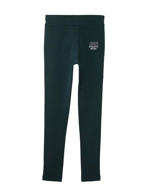 mode by red tape kids dark green mid rise jeggings