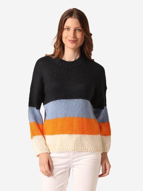 mode by red tape multicolor full sleeves sweater