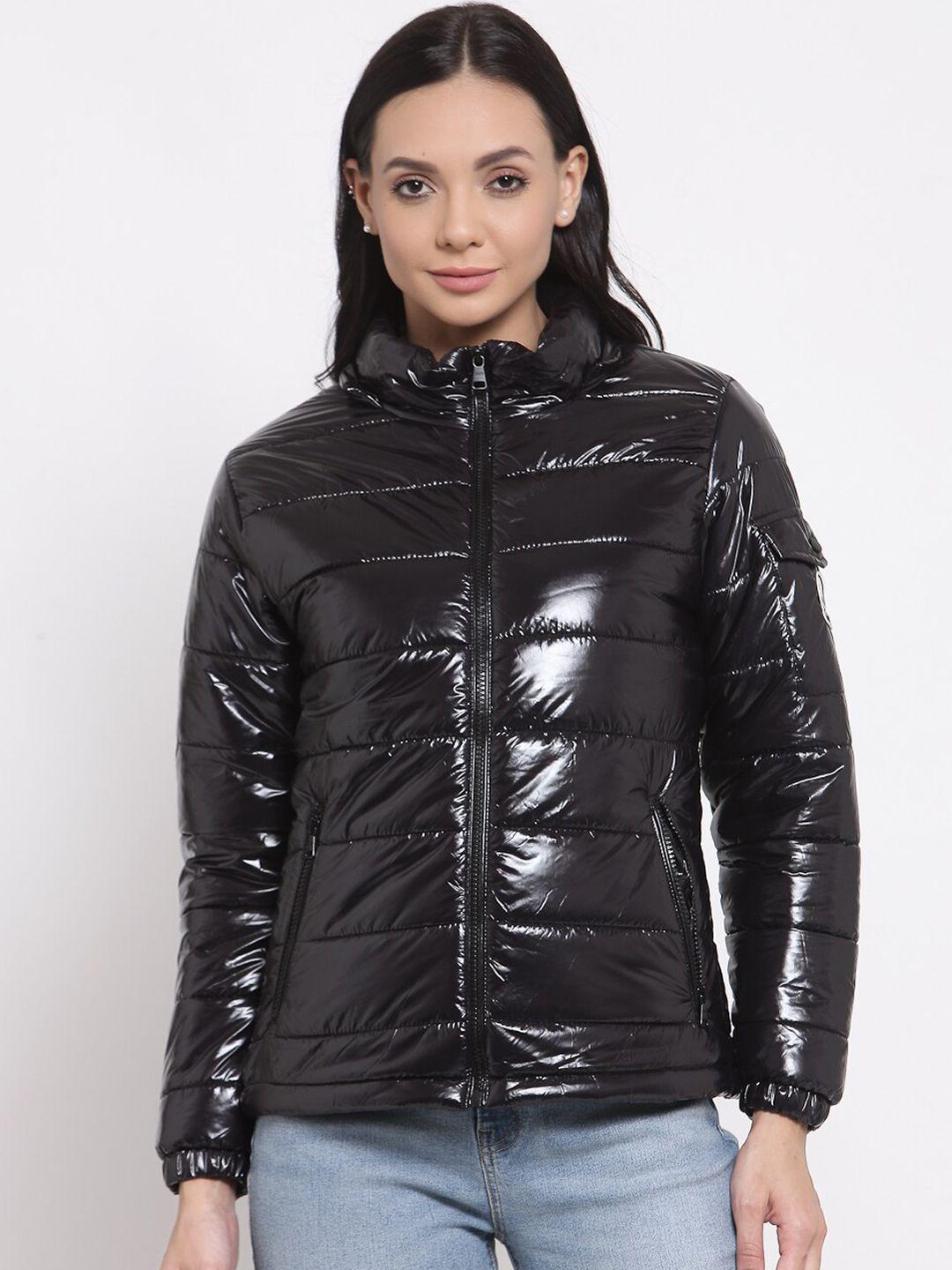 mode by red tape women black padded jacket