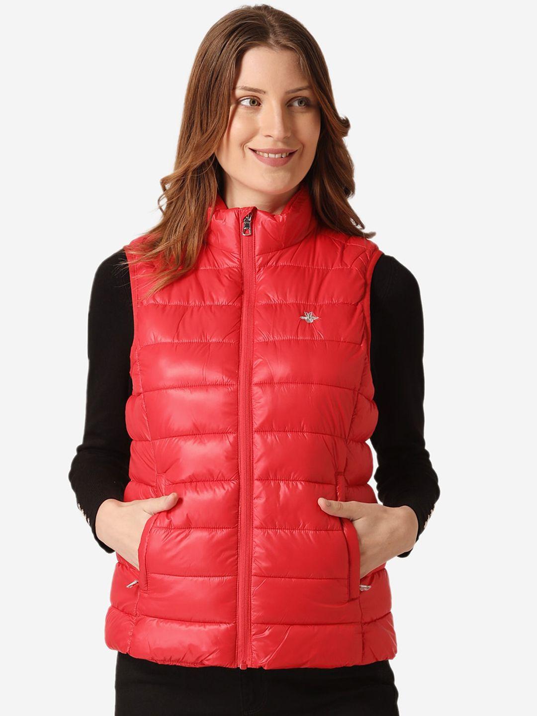 mode by red tape women red solid puffer jacket