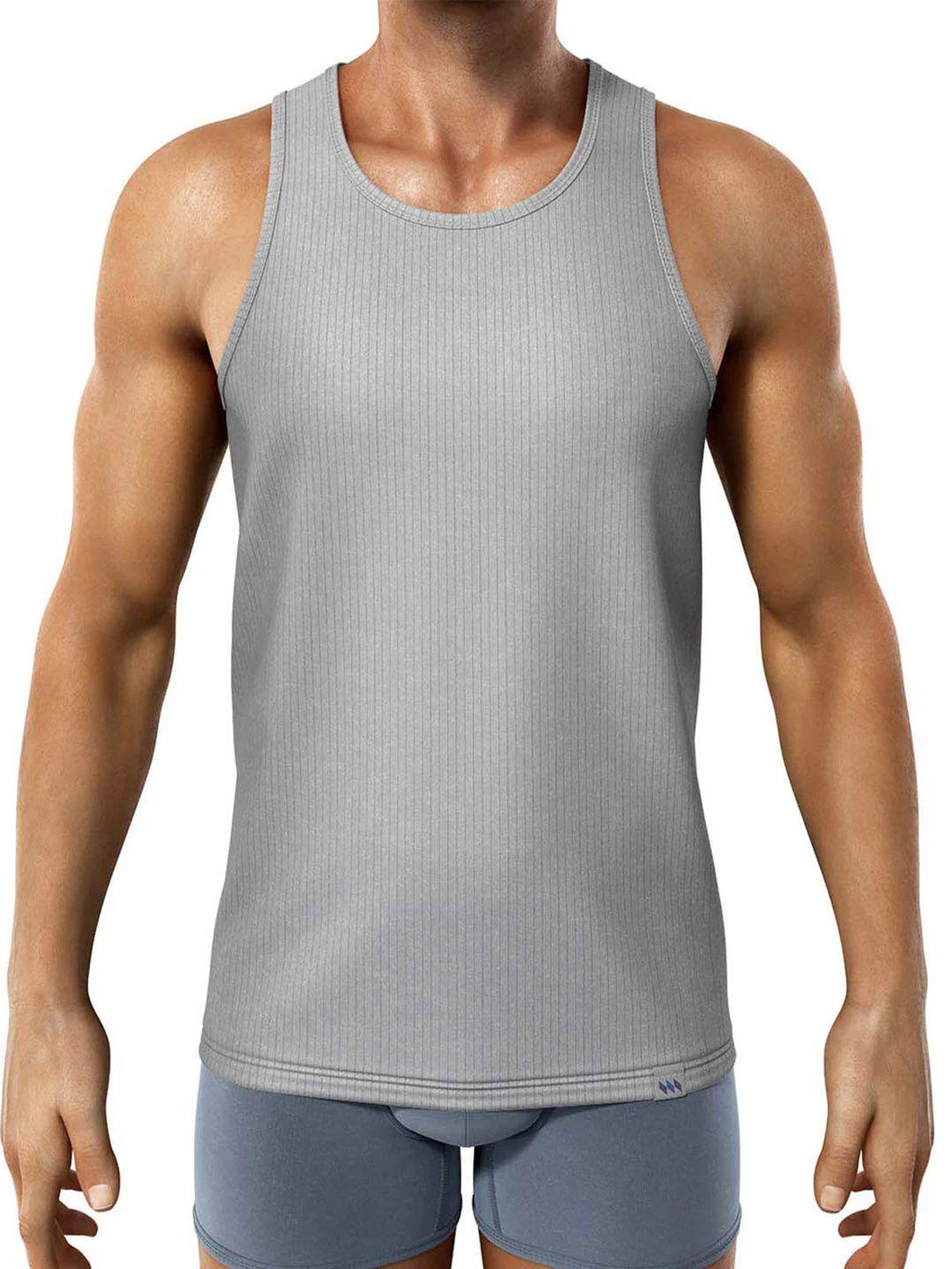 modern crew men grey basic innerwear vest